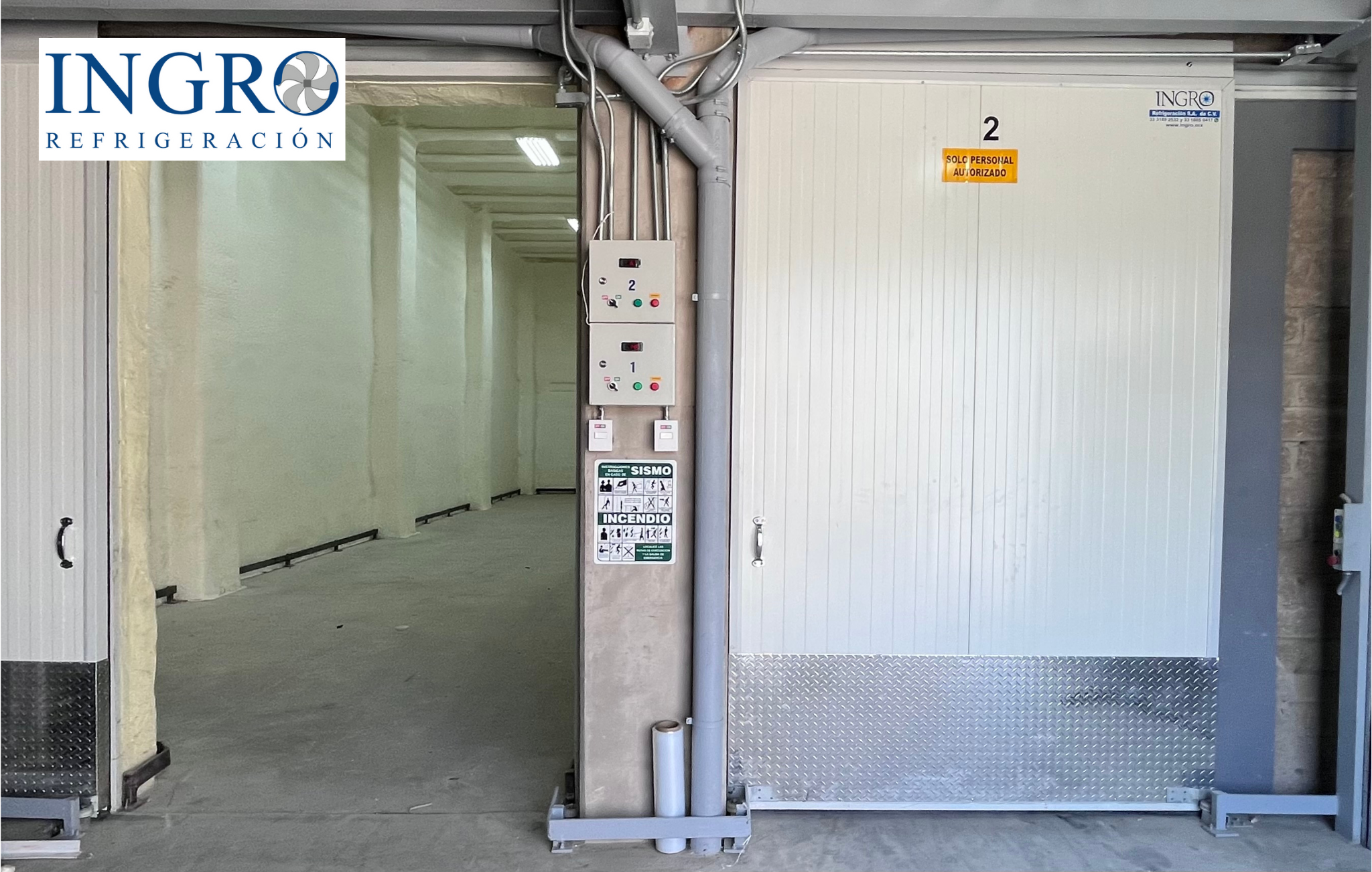 Puerta Corrediza en Proyectos de refrigeración