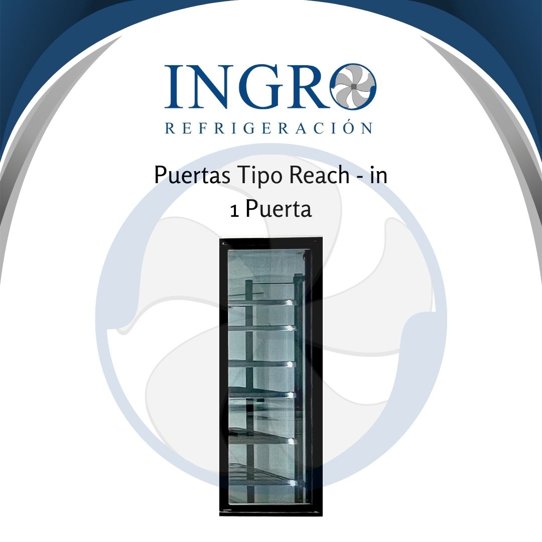 Marco de 1 Puerta de exhibición (Reach-in)