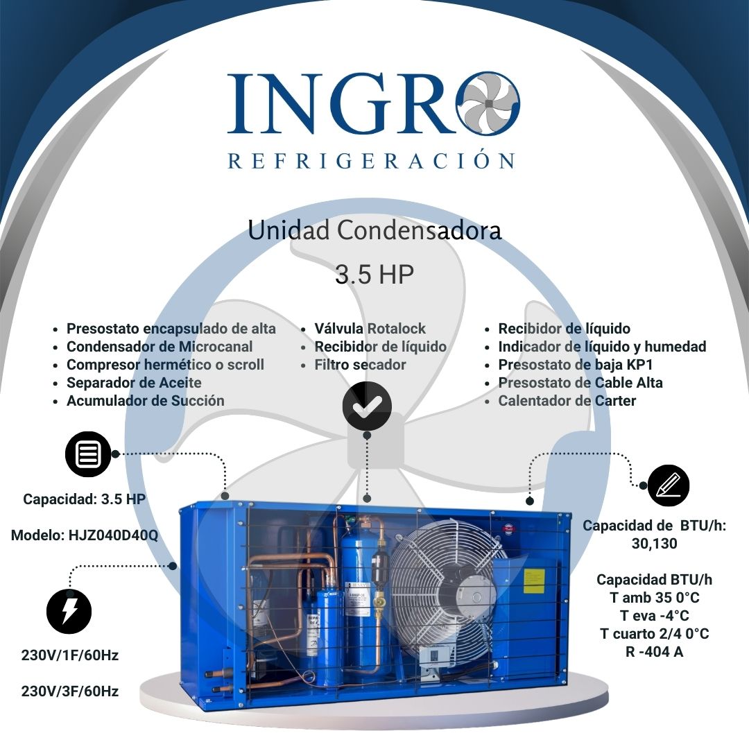 Unidades Condensadoras Equipadas | HJZ / HGZ