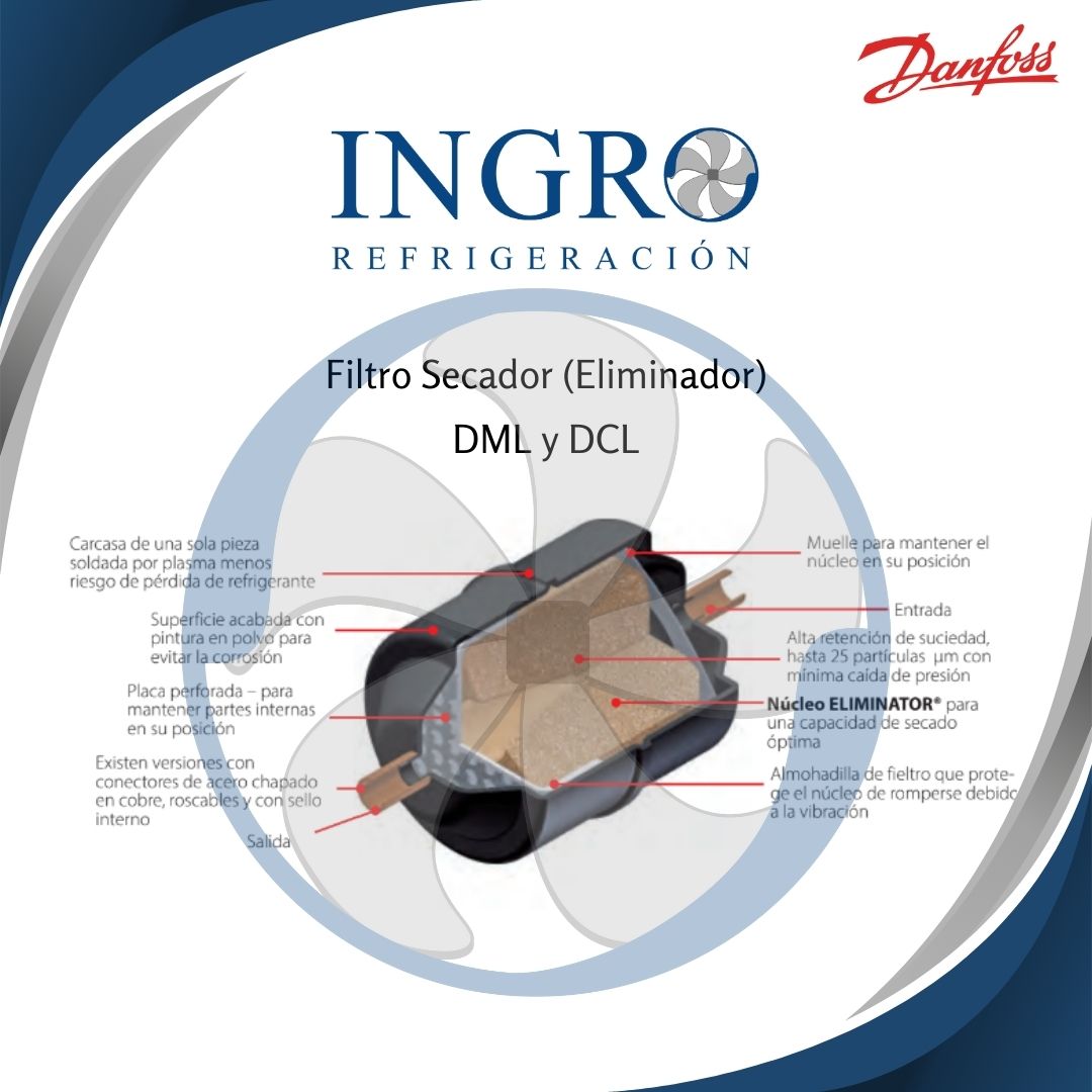 Filtro secador - Eliminador | DML - DCL