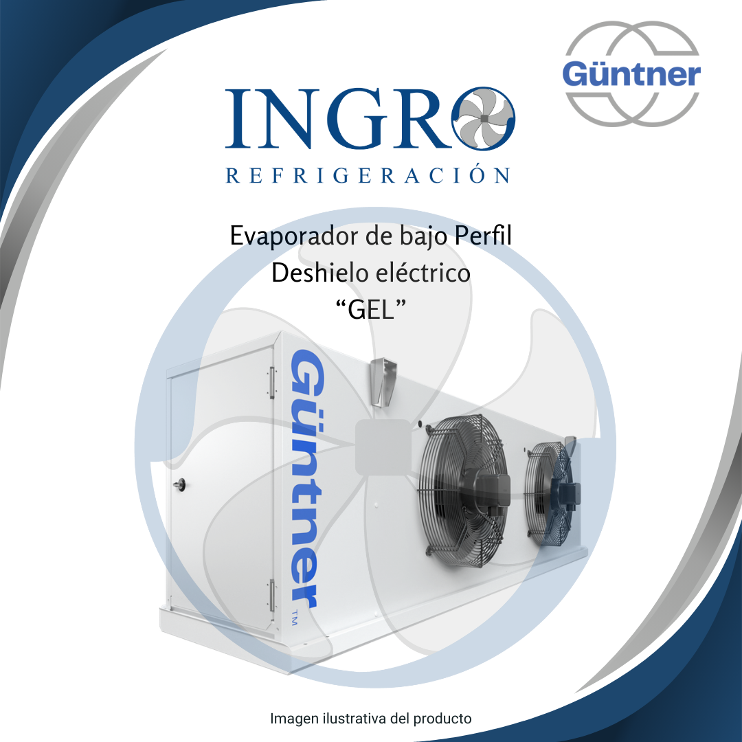Evaporador de Bajo Perfil - Deshielo eléctrico | GEL