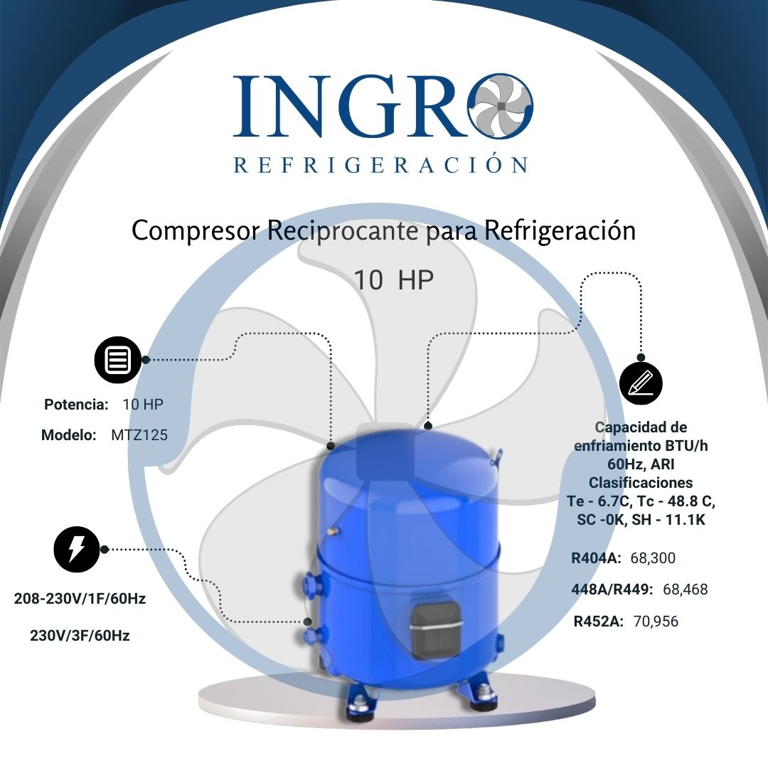 Compresores reciprocantes para refrigeración | MTZ