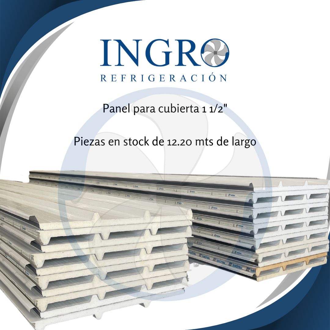 Panel tipo cubierta 1 1/2